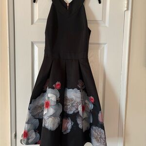 Ted Baker Black Floral Dress